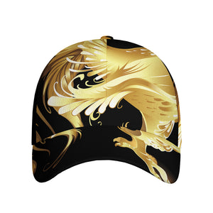 Golden Rooster Print Baseball Cap