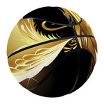 Golden Rooster Print Basketball