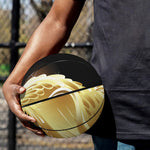 Golden Rooster Print Basketball