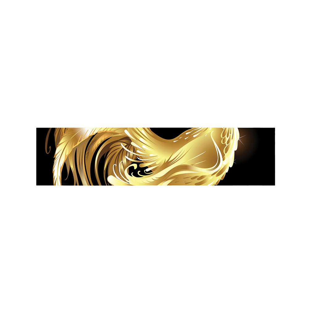 Golden Rooster Print Bed Runner