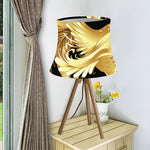 Golden Rooster Print Bell Lamp Shade