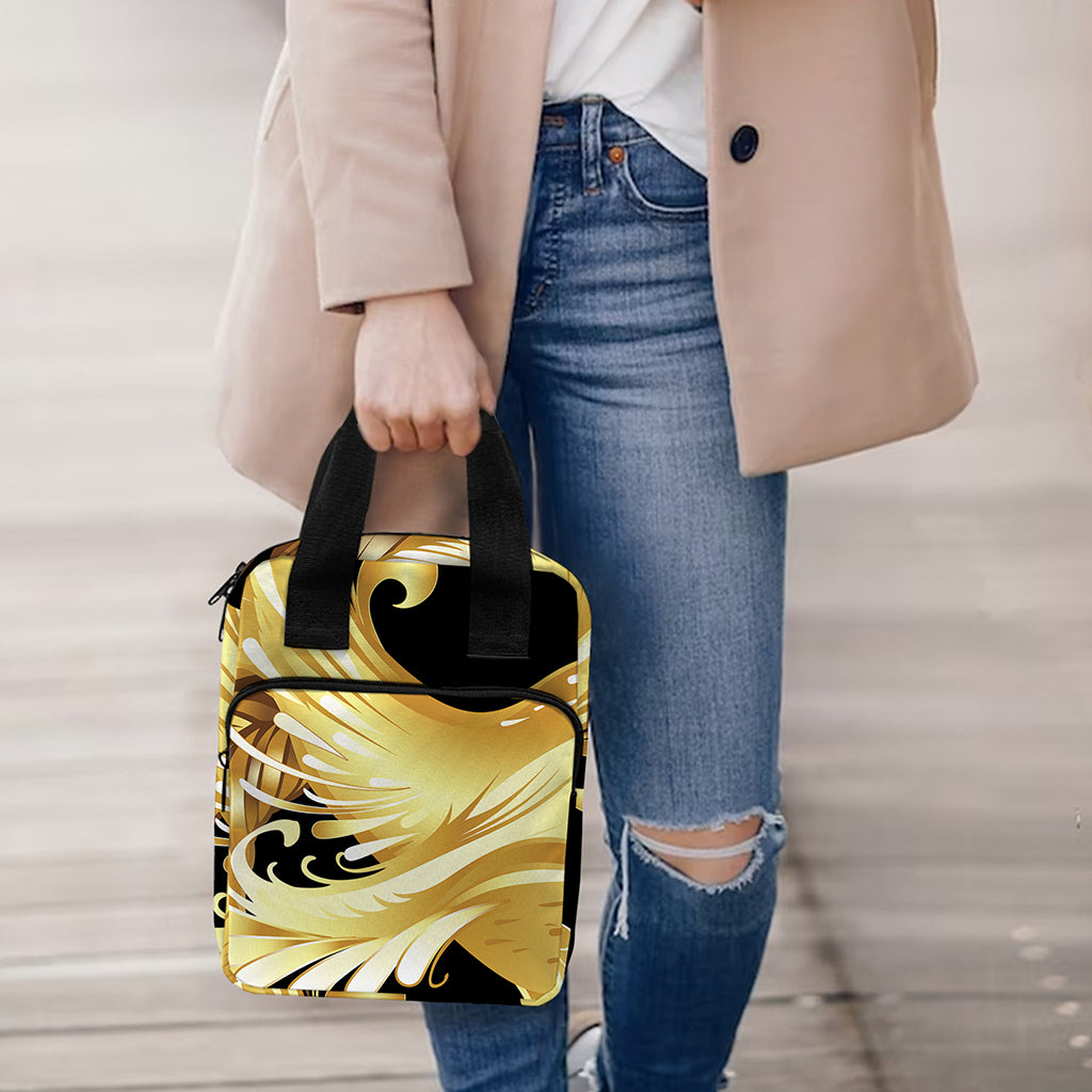 Golden Rooster Print Bible Tote Bag