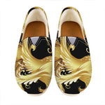 Golden Rooster Print Casual Shoes