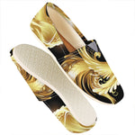 Golden Rooster Print Casual Shoes