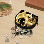 Golden Rooster Print Coin Purse