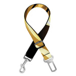 Golden Rooster Print Dog Seat Belt