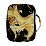 Golden Rooster Print Front Pocket Bible Bag