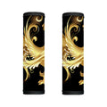 Golden Rooster Print Handle Covers