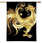 Golden Rooster Print House Flag