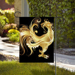 Golden Rooster Print House Flag