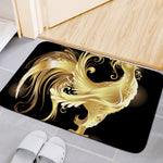 Golden Rooster Print Indoor Door Mat