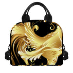 Golden Rooster Print Insulated Lunch Bag