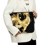 Golden Rooster Print Laptop Sleeve