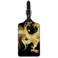 Golden Rooster Print Luggage Tag