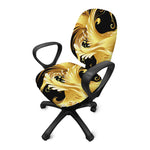 Golden Rooster Print Office Chair Cover