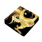 Golden Rooster Print Outdoor Seat Cushion Cover