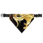 Golden Rooster Print Over The Collar Dog Bandana