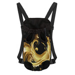 Golden Rooster Print Pet Carrier Backpack
