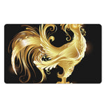 Golden Rooster Print Polyester Doormat