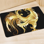 Golden Rooster Print Polyester Doormat