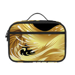 Golden Rooster Print Portable Lunch Bag