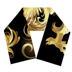 Golden Rooster Print Scarf