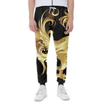 Golden Rooster Print Scuba Joggers
