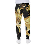 Golden Rooster Print Scuba Joggers