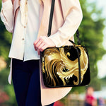 Golden Rooster Print Shoulder Strap Bible Bag