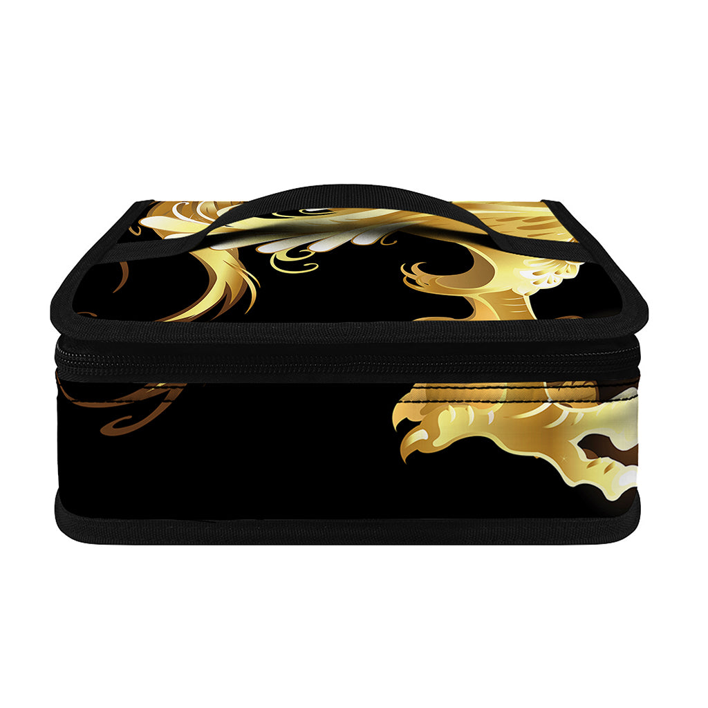Golden Rooster Print Small Lunch Bag