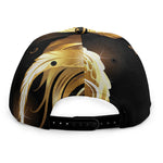 Golden Rooster Print Snapback Cap