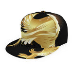 Golden Rooster Print Snapback Cap