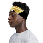 Golden Rooster Print Sports Headband