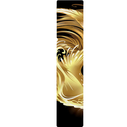 Golden Rooster Print Table Runner