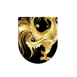 Golden Rooster Print Toilet Lid Cover