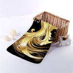 Golden Rooster Print Towel