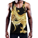 Golden Rooster Print Training Tank Top