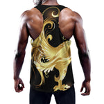 Golden Rooster Print Training Tank Top