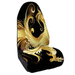 Golden Rooster Print Waterproof Car Seat Cover