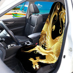 Golden Rooster Print Waterproof Car Seat Cover