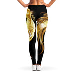 Golden Rooster Print Women's Leggings