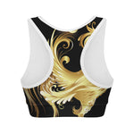 Golden Rooster Print Women's Sports Bra