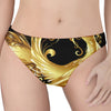 Golden Rooster Print Women's Thong