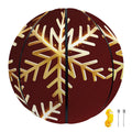 Golden Snowflake Print Basketball