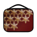 Golden Snowflake Print Classic Bible Case