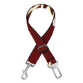 Golden Snowflake Print Dog Seat Belt