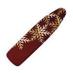 Golden Snowflake Print Ironing Board Cover