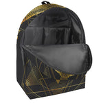 Golden Spiritual Bird Print Backpack