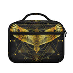 Golden Spiritual Bird Print Briefcase Bible Bag