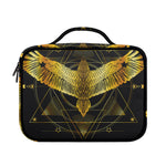 Golden Spiritual Bird Print Briefcase Bible Bag